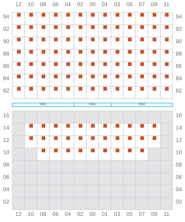 Bay 059 view and slots of AITOLIKOS