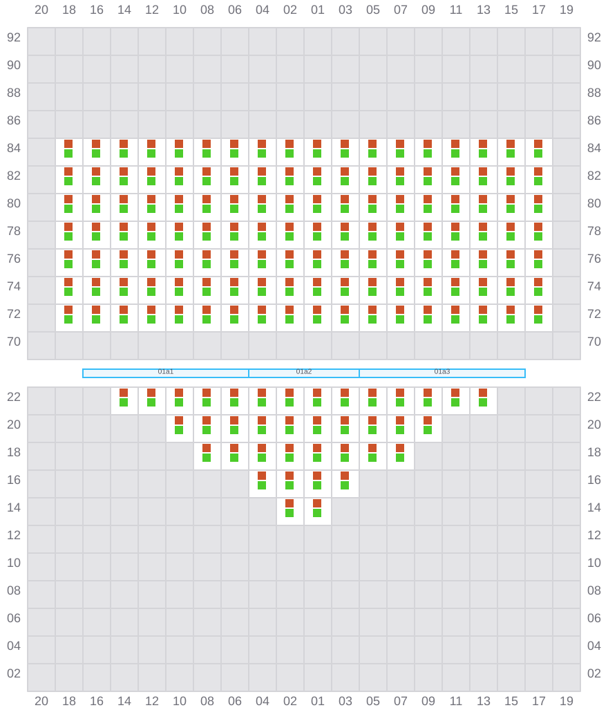 Bay 001 view and slots of AL JASRAH