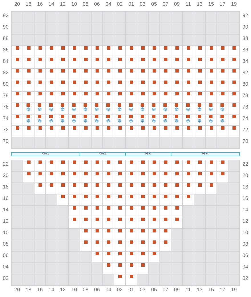 Bay 011 view and slots of AL JASRAH