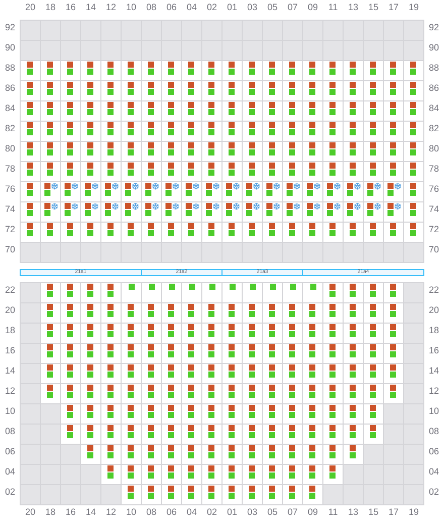 Bay 021 view and slots of AL JASRAH