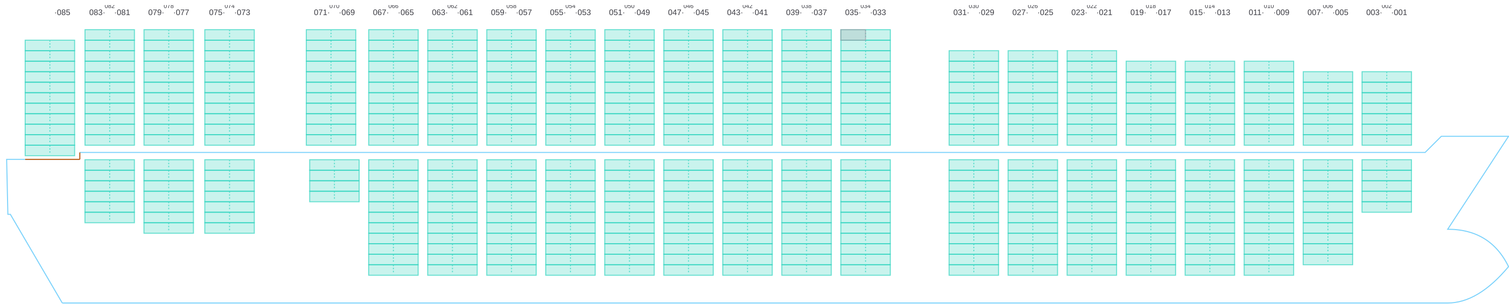 Side view of AL JASRAH