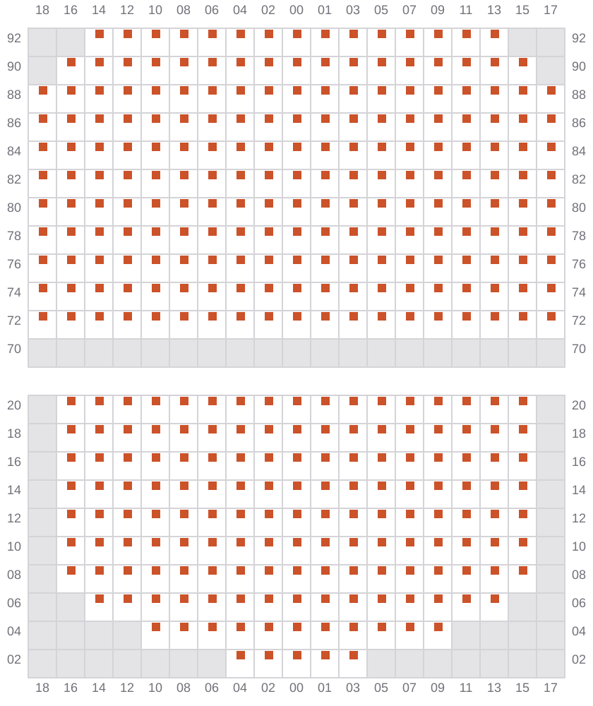 Bay 057 view and slots of EVER FAVOR