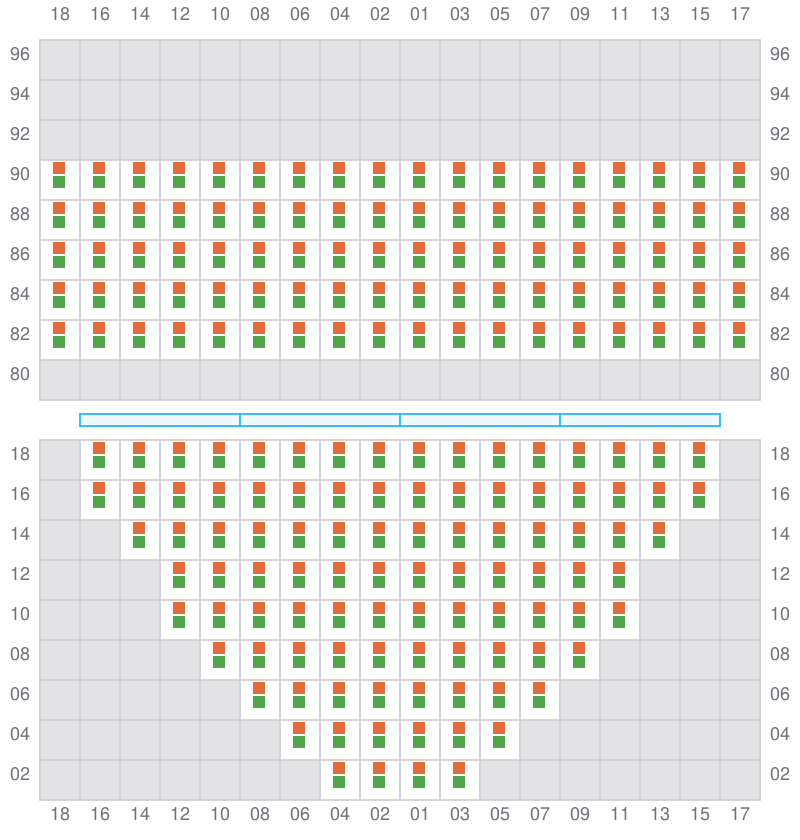 Bay 015 view and slots of EVER LAWFUL
