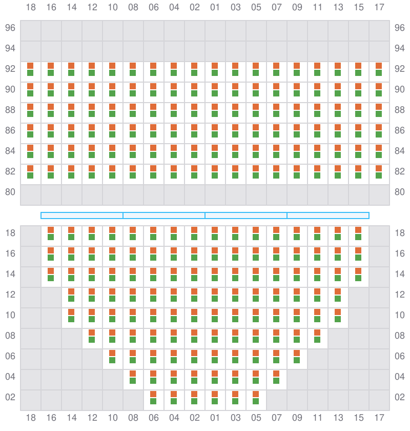 Bay 019 view and slots of EVER LAWFUL