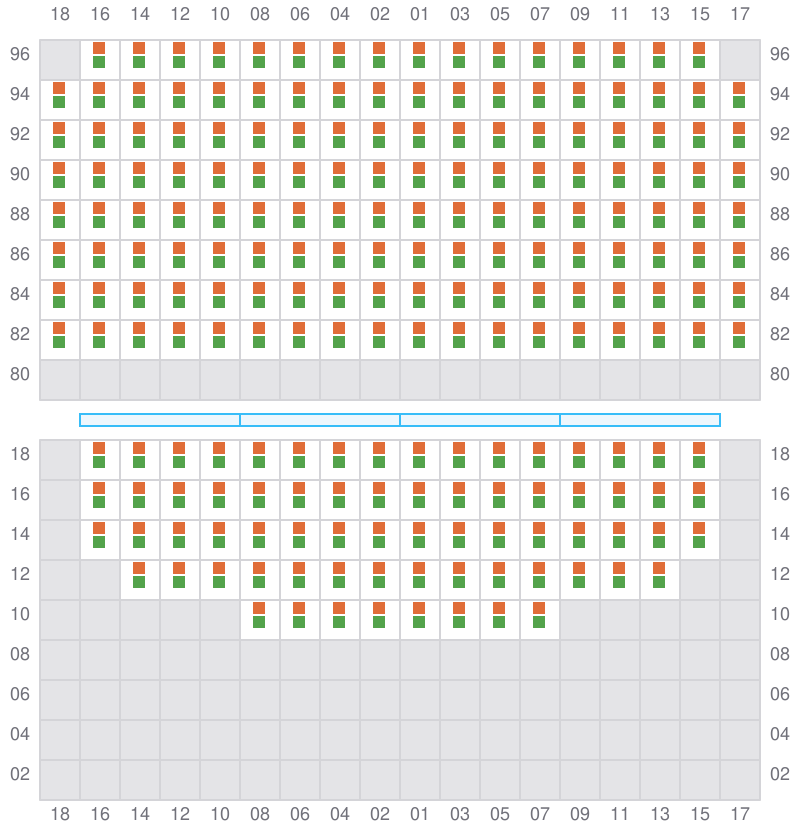 Bay 071 view and slots of EVER LAWFUL