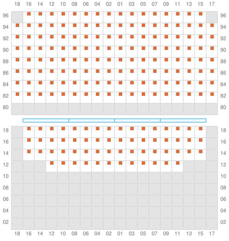 Bay 073 view and slots of EVER LAWFUL