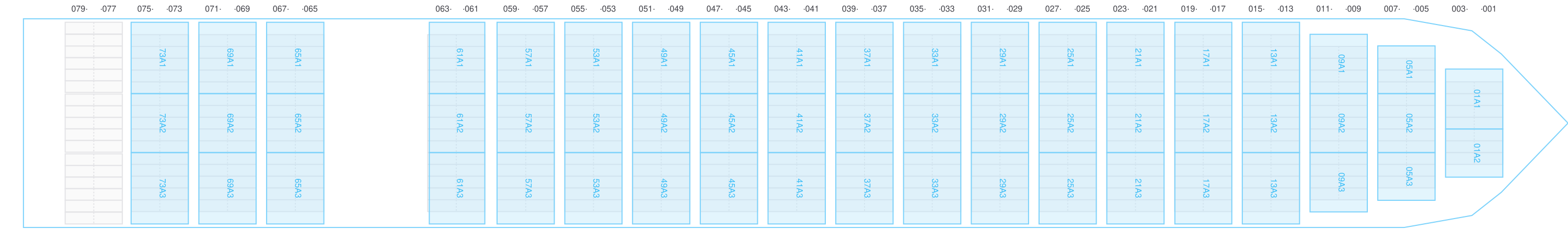 Deck view of MAERSK TAURUS