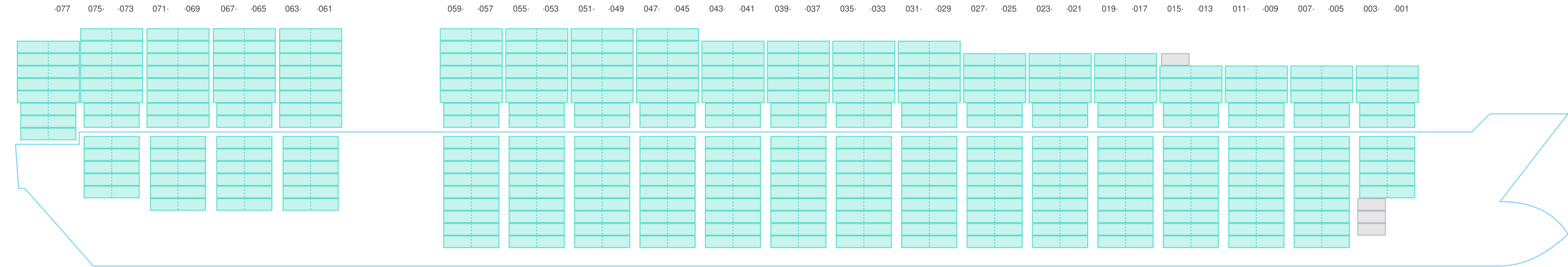 Side view of CMA CGM OTELLO
