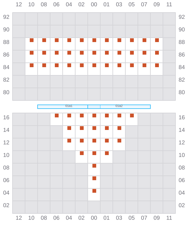 Bay 003 view and slots of ARIANA