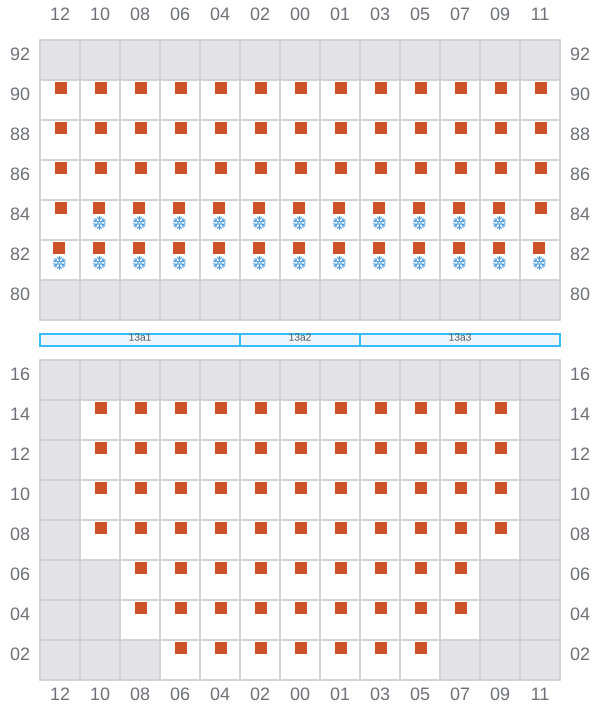 Bay 015 view and slots of ARIANA