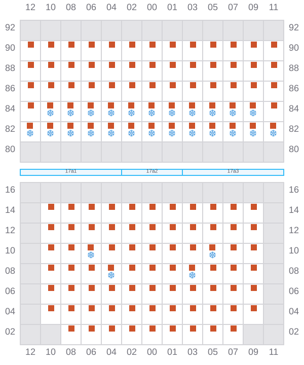Bay 019 view and slots of ARIANA