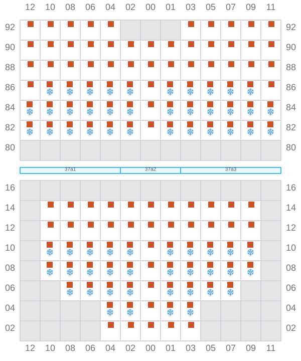Bay 039 view and slots of ARIANA