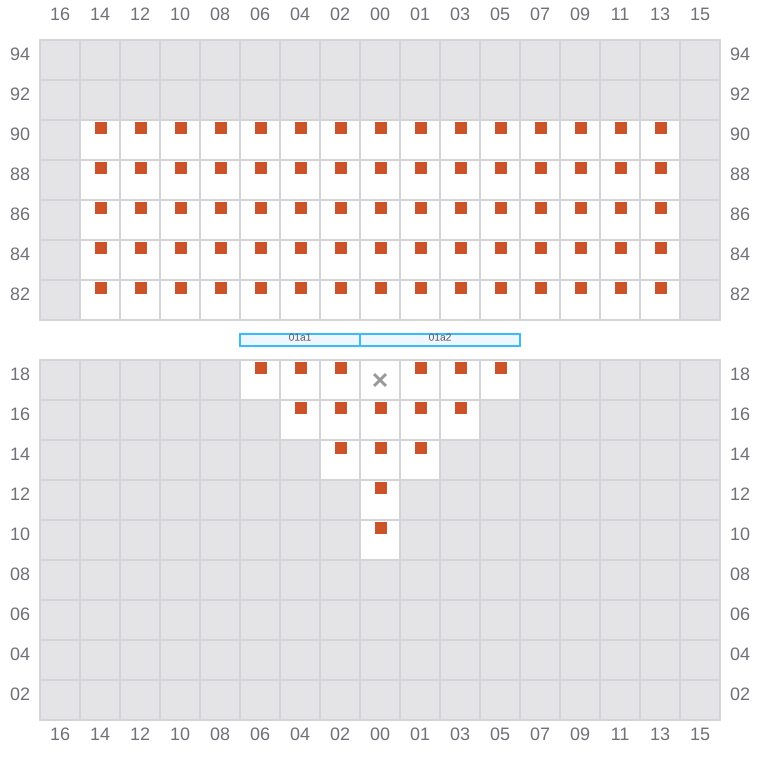 Bay 001 view and slots of GSL ELENI