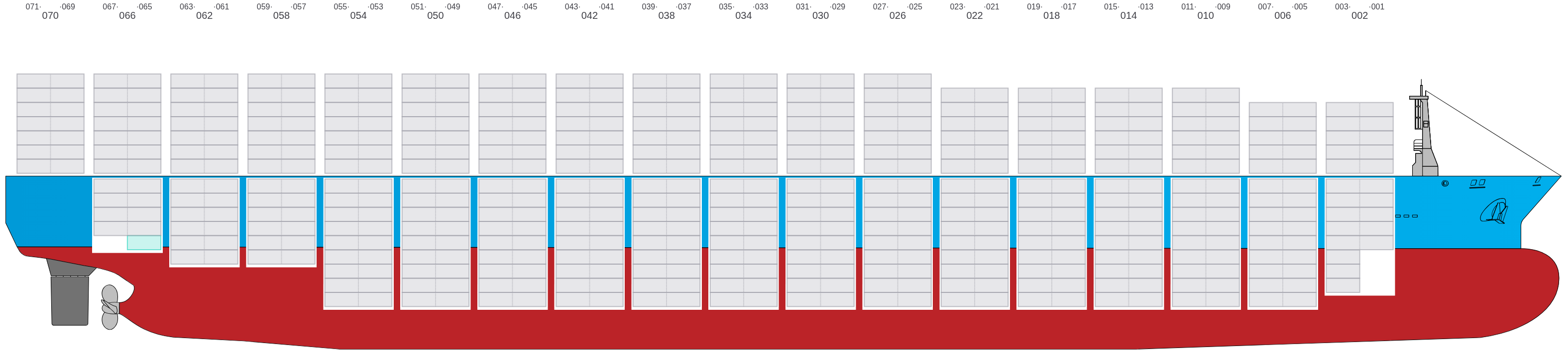 Side view of GSL ELENI