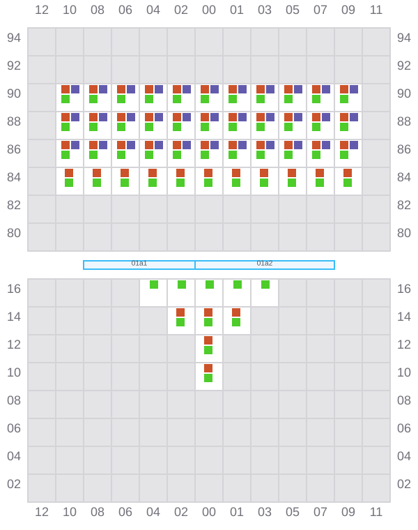 Bay 001 view and slots of DERBY D