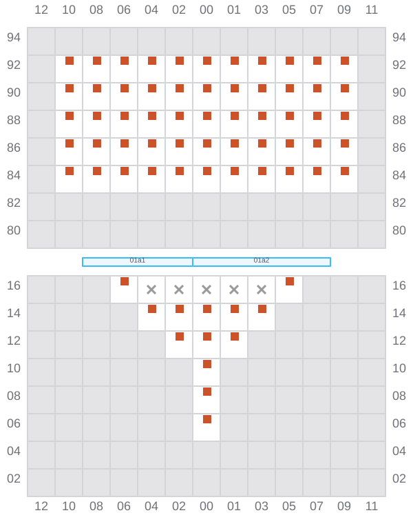 Bay 003 view and slots of DERBY D