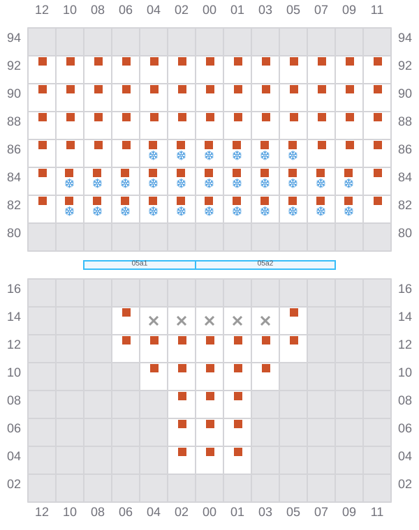 Bay 007 view and slots of DERBY D