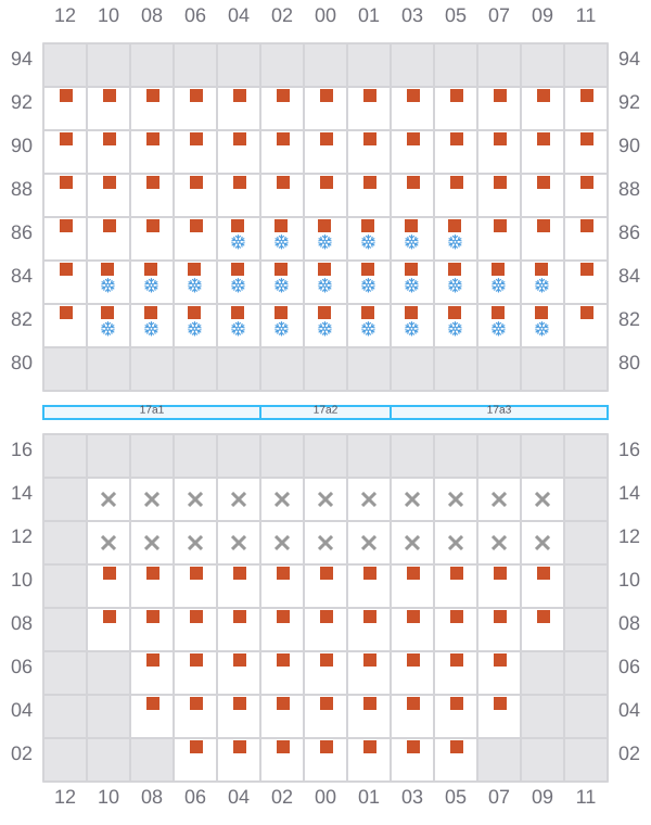 Bay 019 view and slots of DERBY D