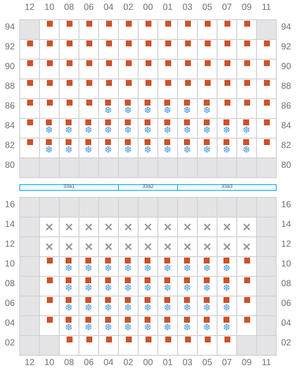 Bay 035 view and slots of DERBY D