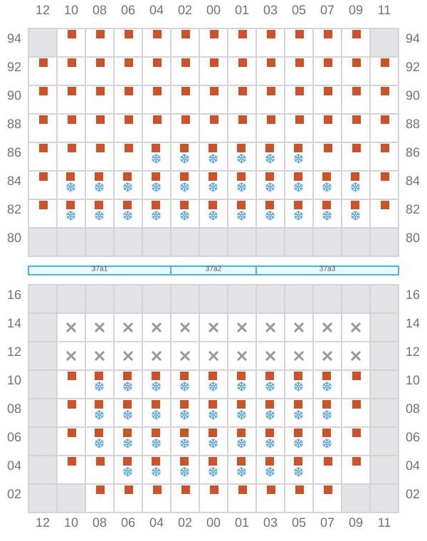 Bay 039 view and slots of DERBY D