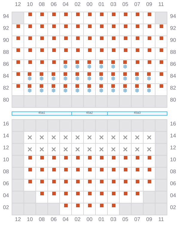 Bay 047 view and slots of DERBY D