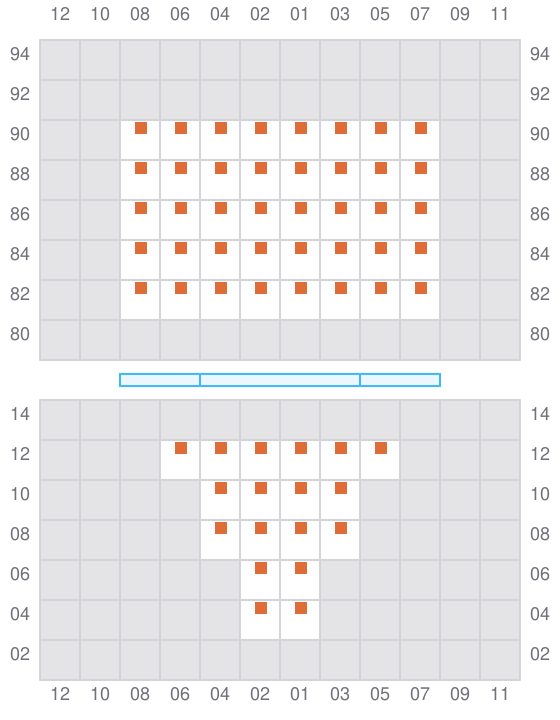Bay 005 view and slots of ADDISON