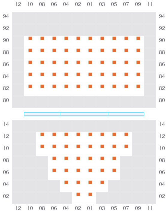 Bay 009 view and slots of ADDISON
