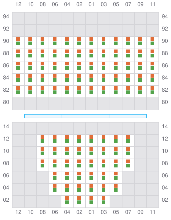 Bay 011 view and slots of ADDISON