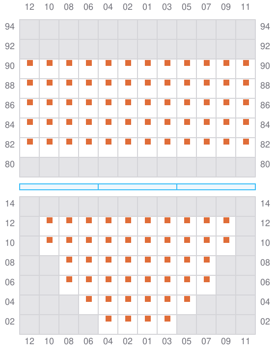 Bay 013 view and slots of ADDISON