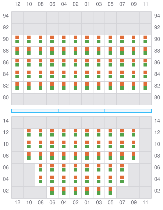 Bay 015 view and slots of ADDISON