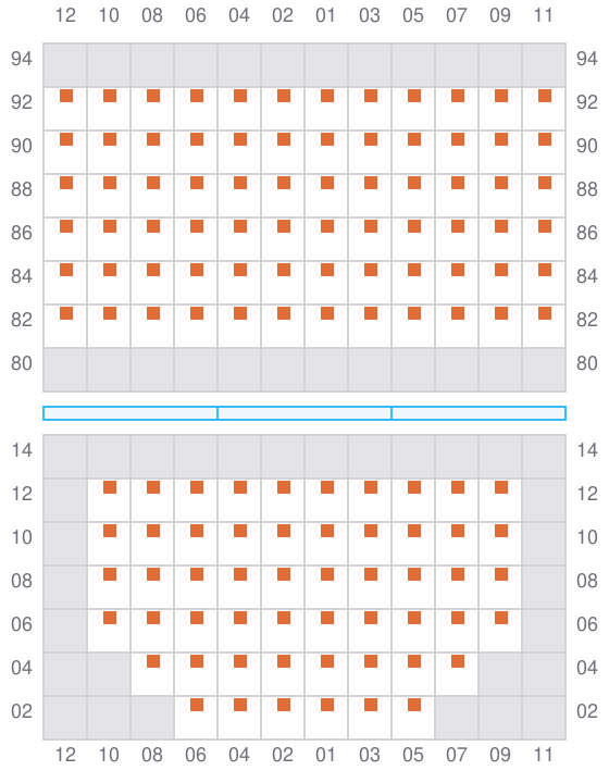 Bay 017 view and slots of ADDISON