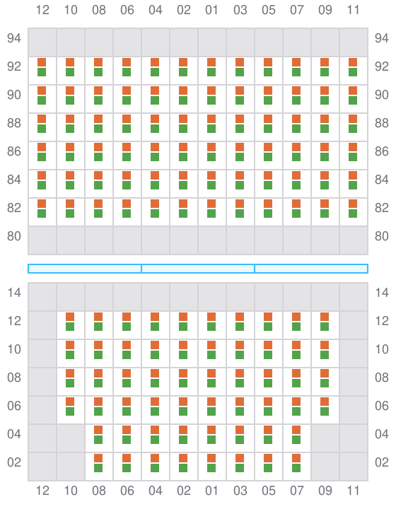 Bay 019 view and slots of ADDISON