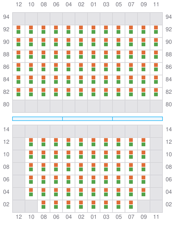 Bay 027 view and slots of ADDISON