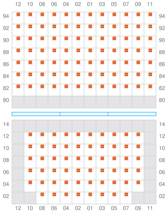 Bay 033 view and slots of ADDISON