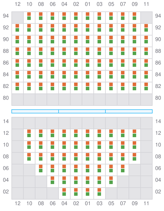 Bay 043 view and slots of ADDISON
