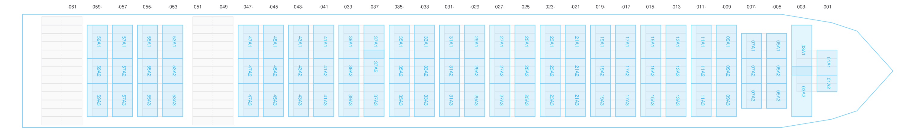 Deck view of REN JIAN 16