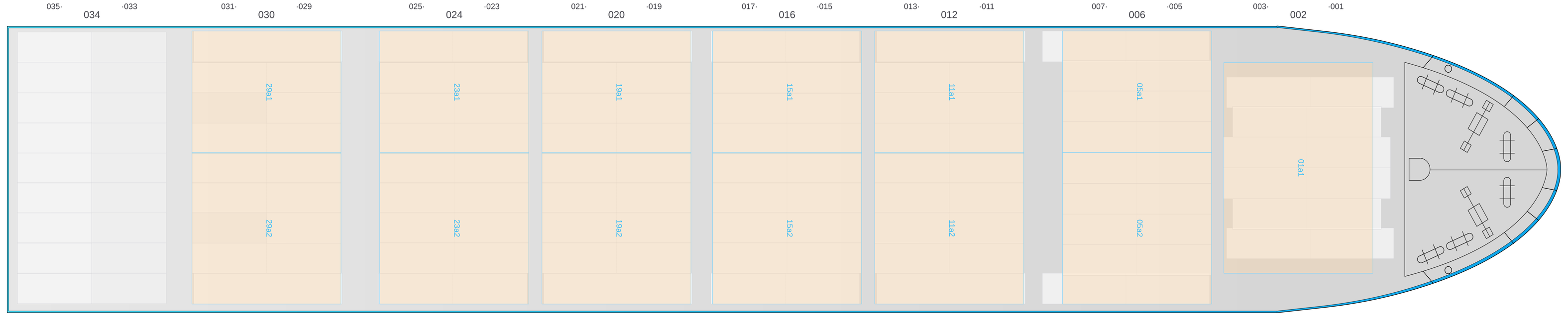 Deck view of CONTSHIP PRO