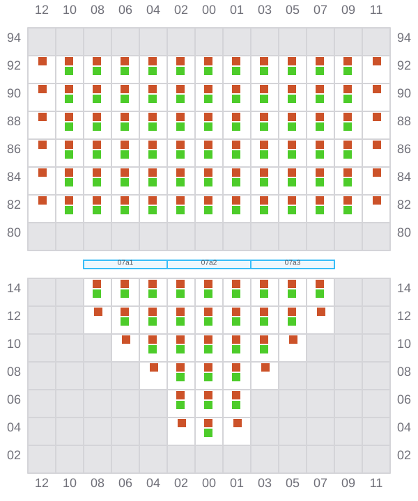 Bay 007 view and slots of REN JIAN 20