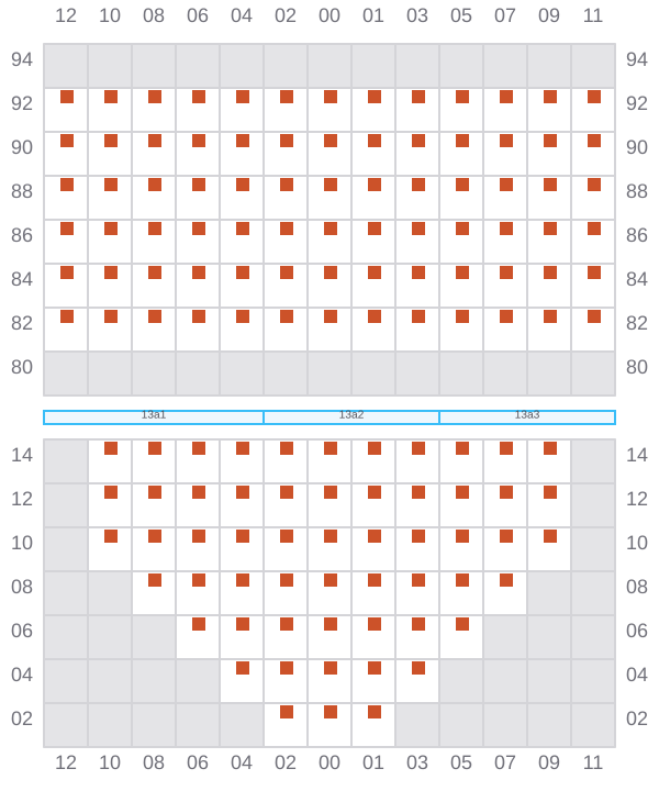 Bay 013 view and slots of REN JIAN 20