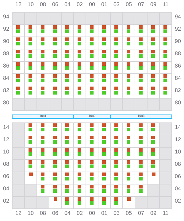 Bay 019 view and slots of REN JIAN 20