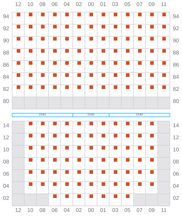 Bay 021 view and slots of REN JIAN 20