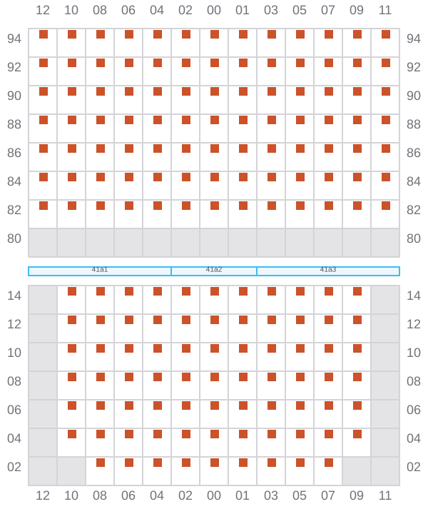 Bay 041 view and slots of REN JIAN 20