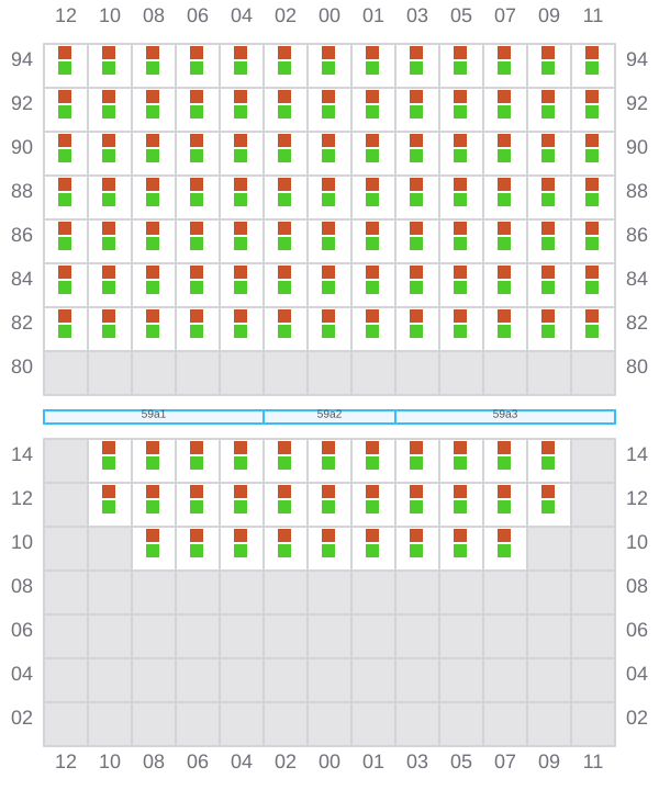 Bay 059 view and slots of REN JIAN 20