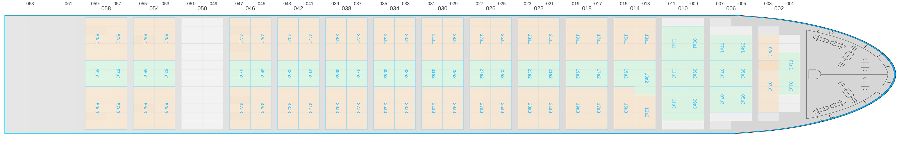 Deck view of REN JIAN 20