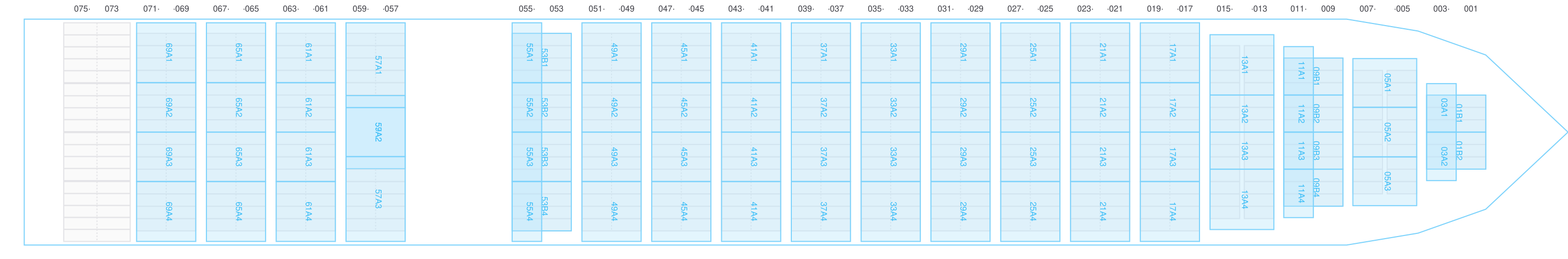 Deck view of ONE CONTINUITY