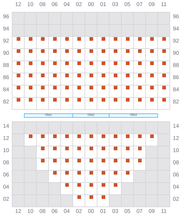 Bay 009 view and slots of EVER BLISS
