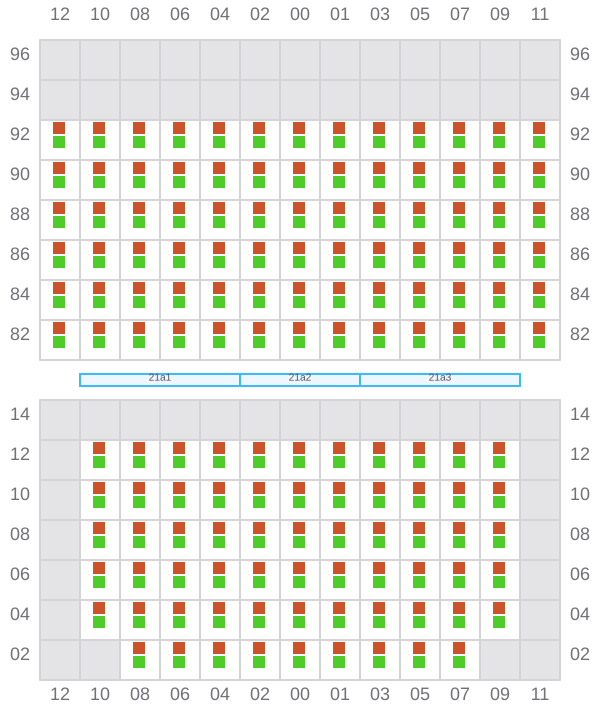 Bay 023 view and slots of EVER BLISS