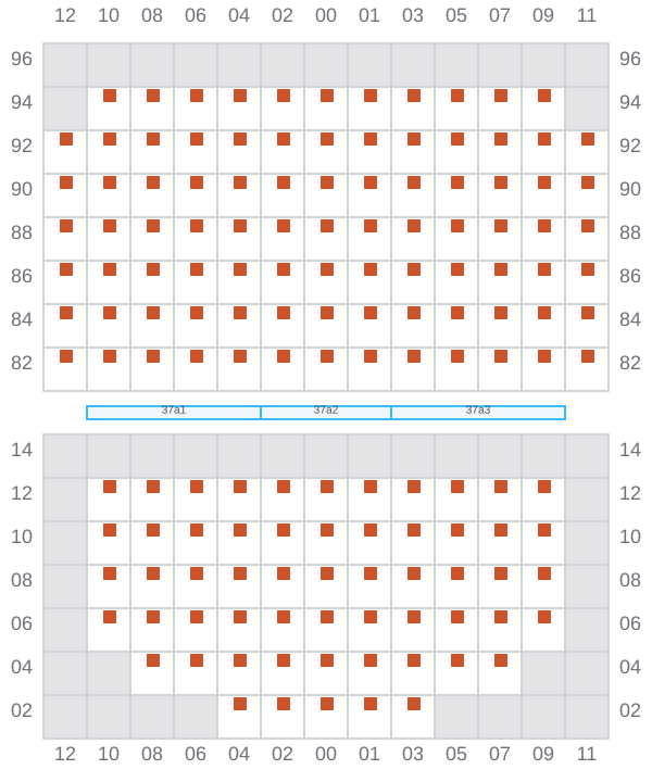Bay 037 view and slots of EVER BLISS