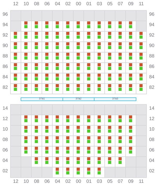 Bay 039 view and slots of EVER BLISS