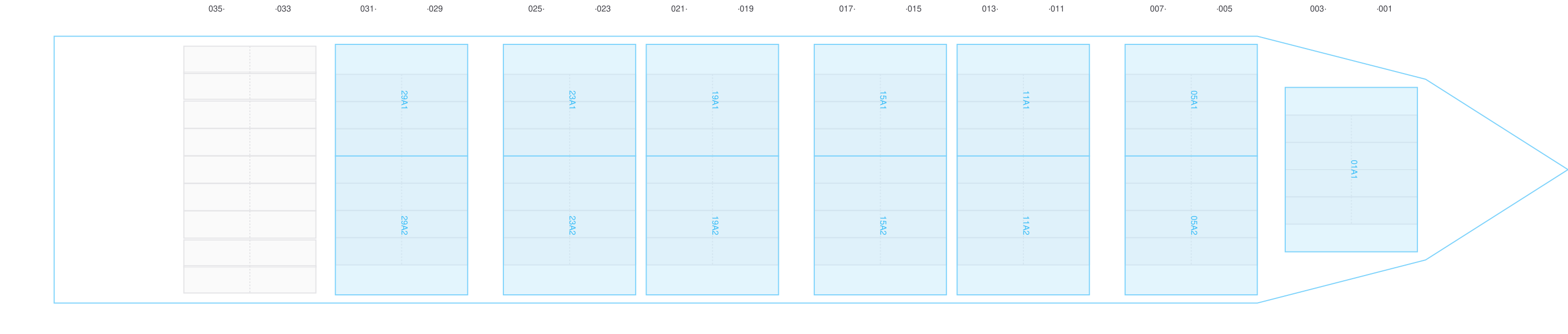 Deck view of TRANSIT MILLIONKA